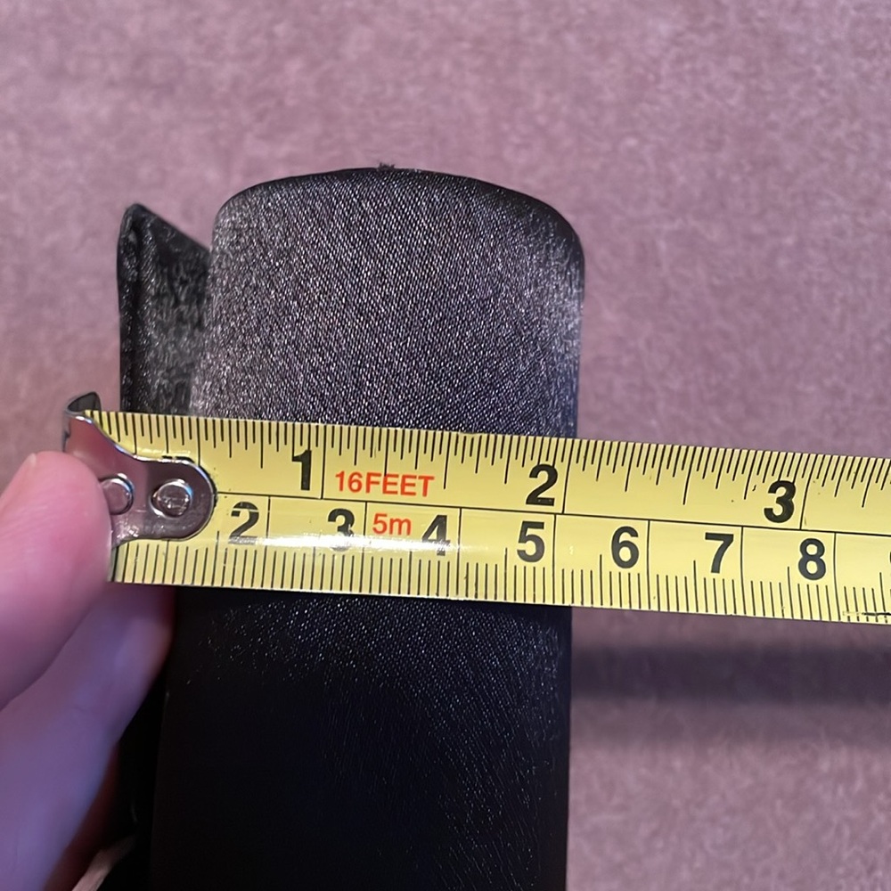 Bijoux Terner black satin clutch with rhinestones like new! - Picture 15 of 15
